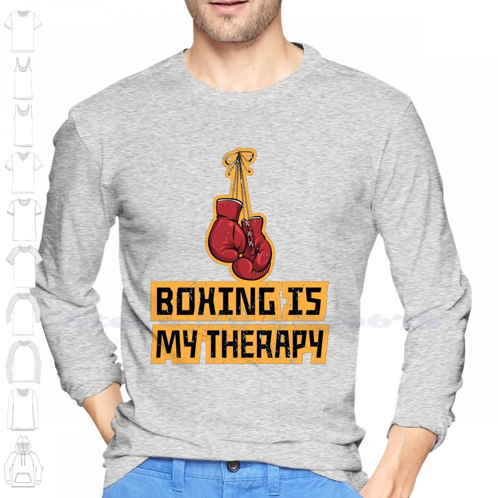 "Boxing Is My Therapy" T-Shirt