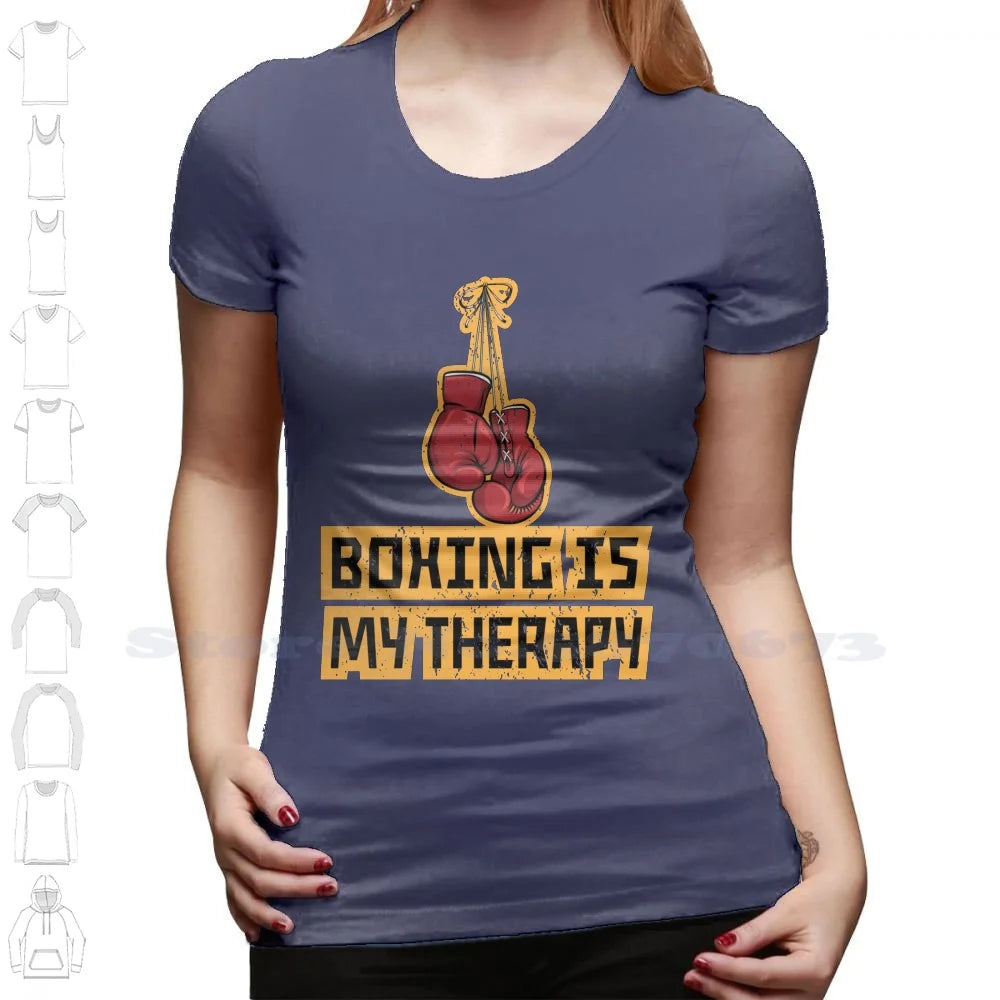 "Boxing Is My Therapy" T-Shirt