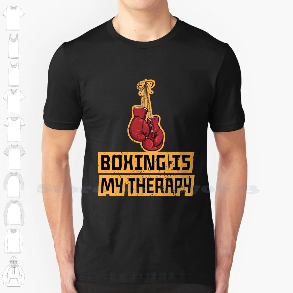 "Boxing Is My Therapy" T-Shirt