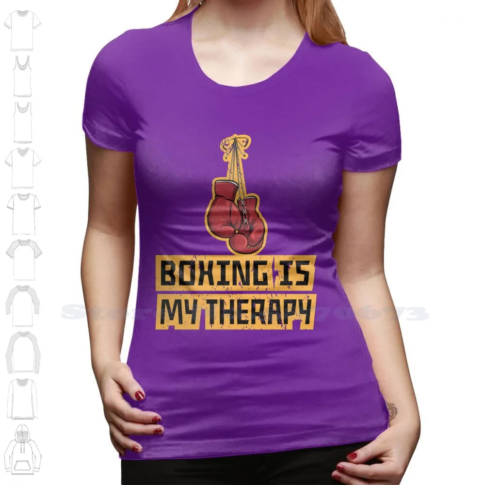 "Boxing Is My Therapy" T-Shirt