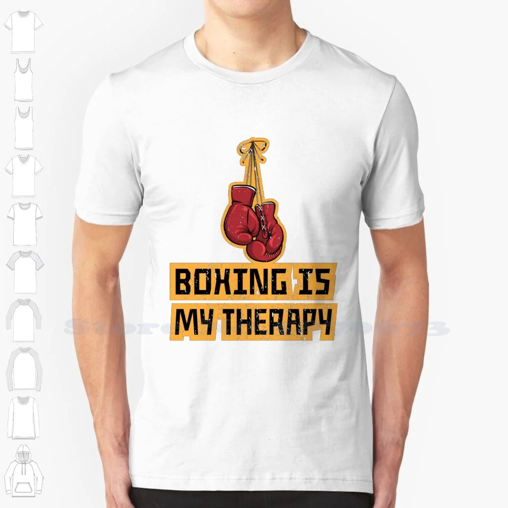 "Boxing Is My Therapy" T-Shirt