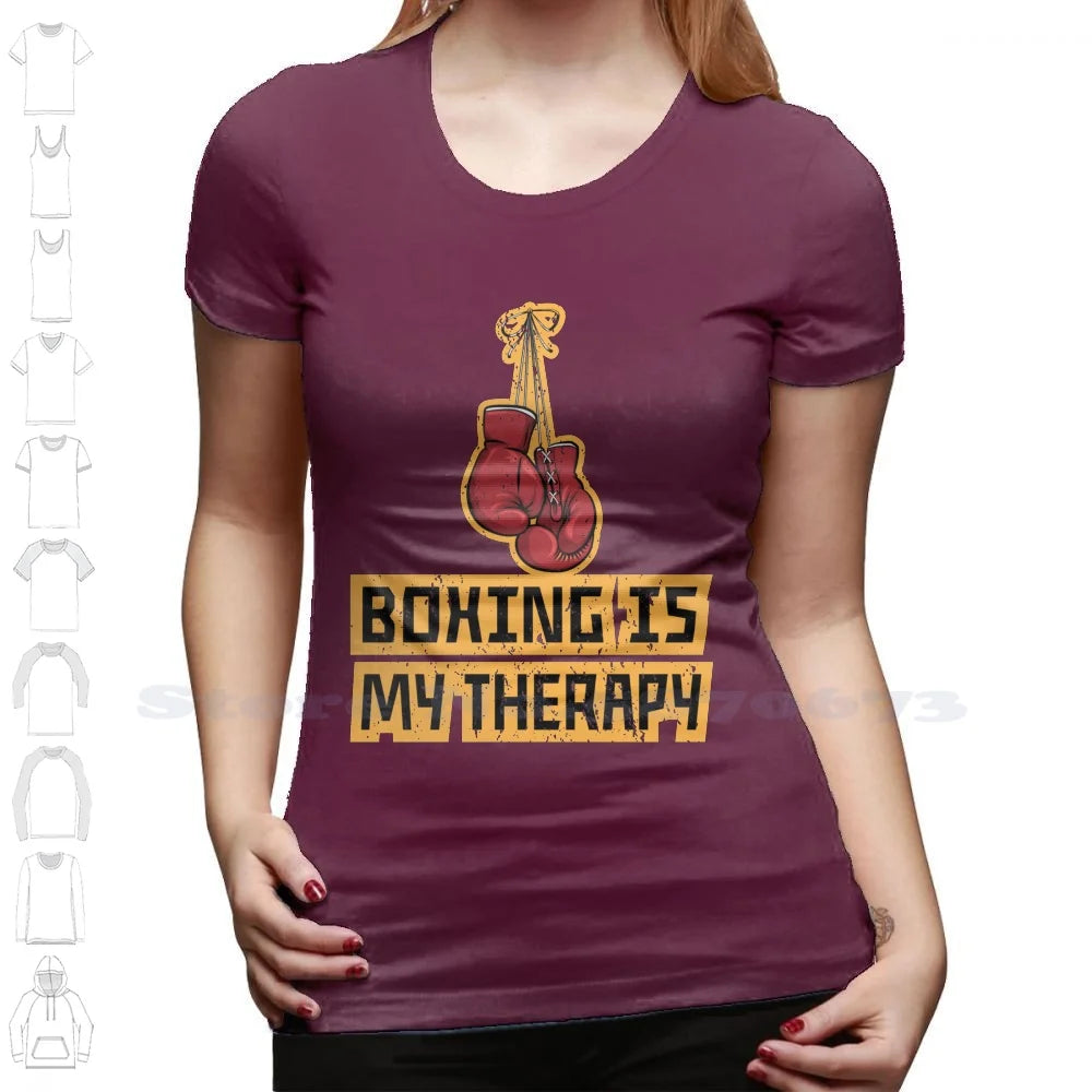 "Boxing Is My Therapy" T-Shirt