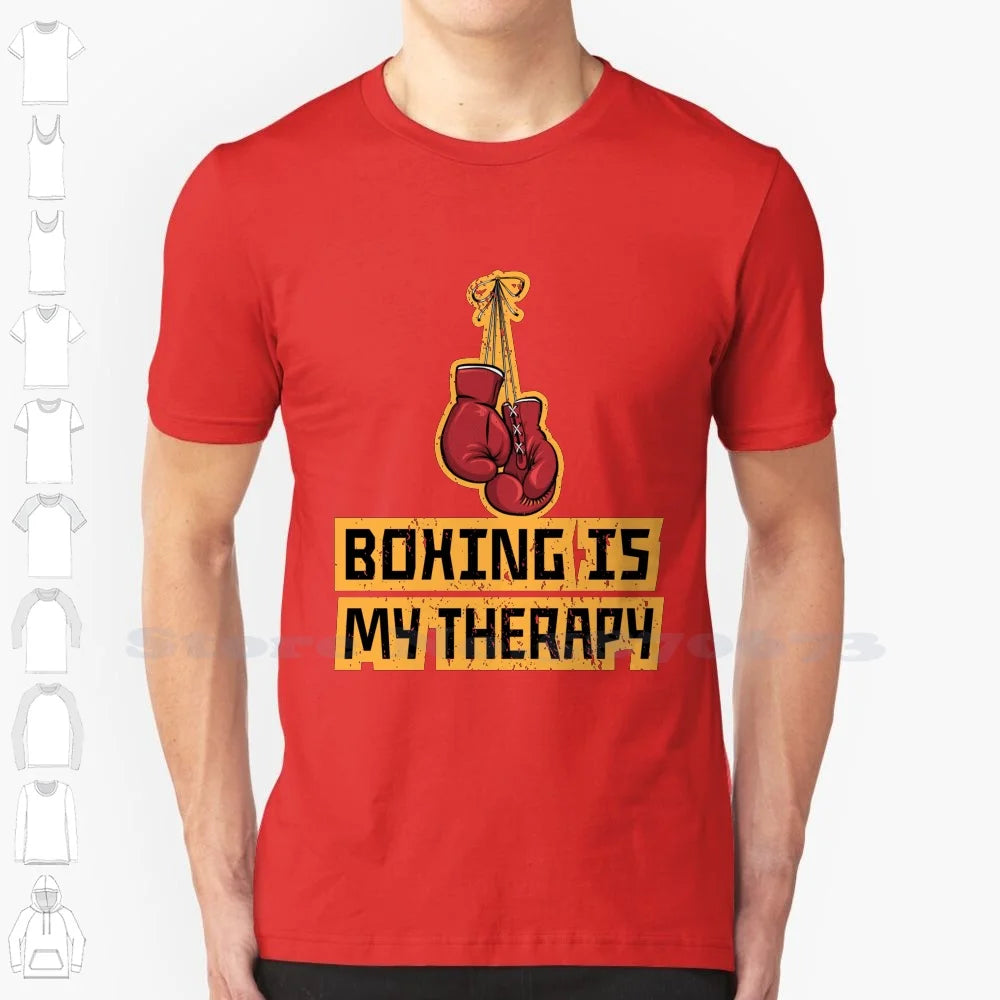 "Boxing Is My Therapy" T-Shirt