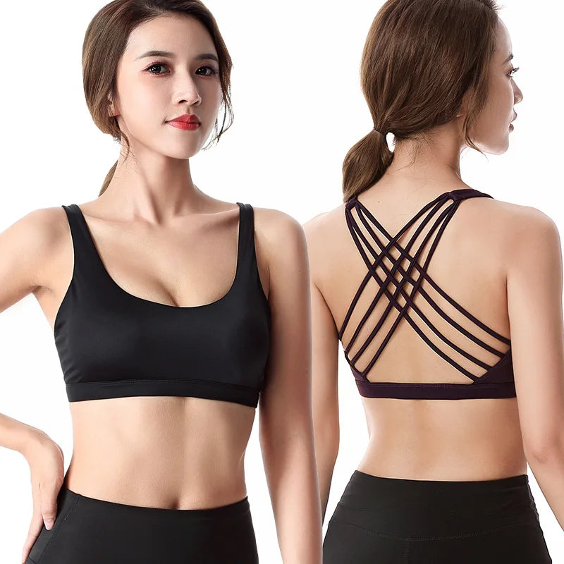 Cross-Back Sports Bra