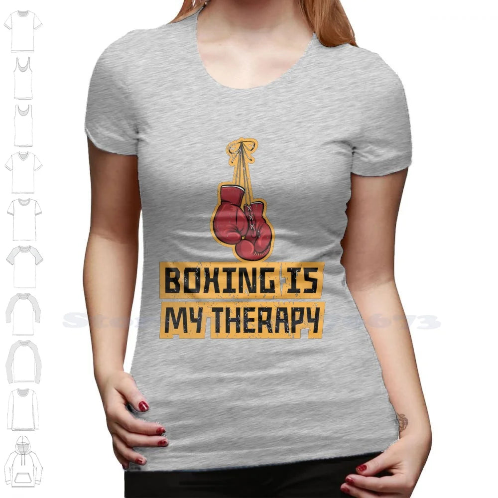 "Boxing Is My Therapy" T-Shirt