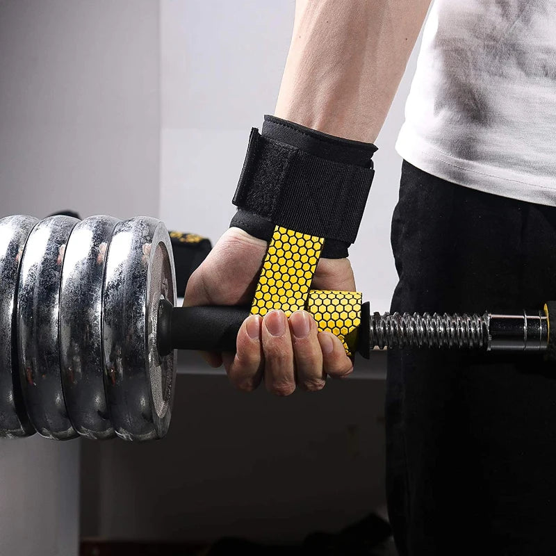 "Never Give Up" Gym Lifting Straps & Gloves