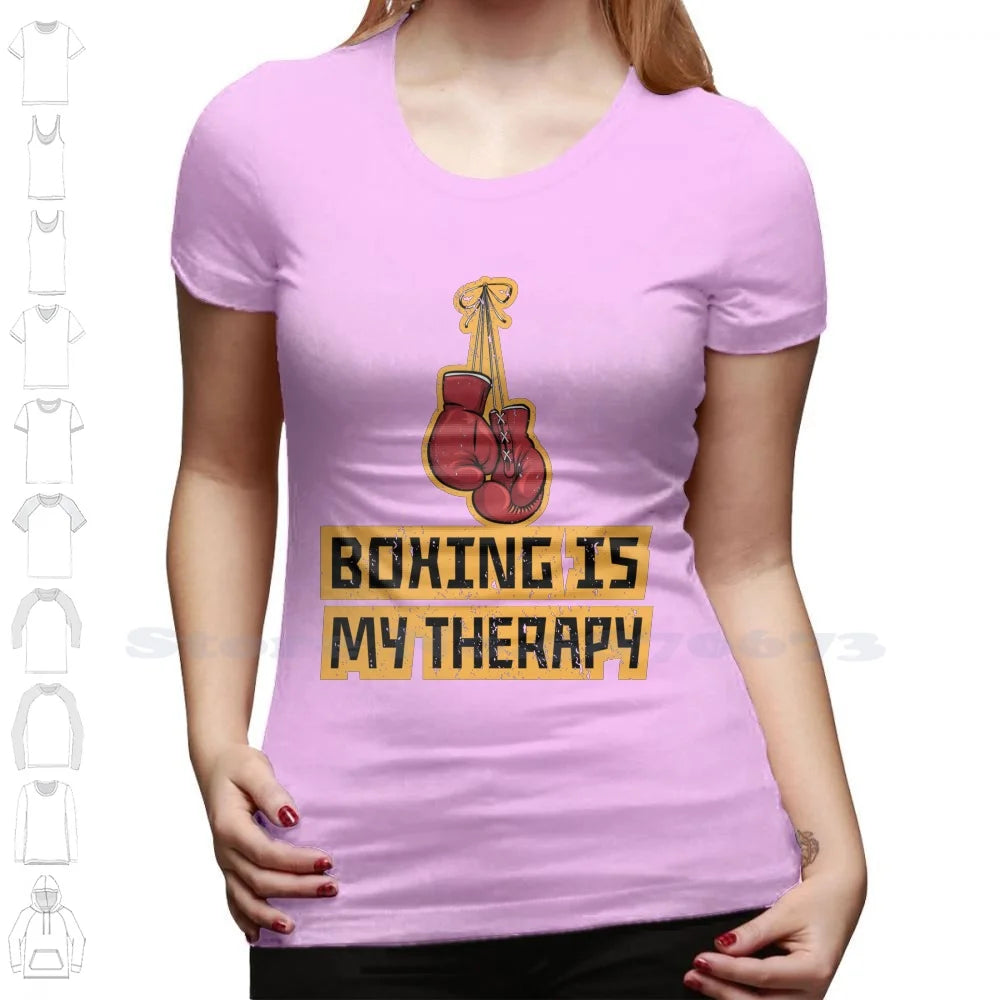 "Boxing Is My Therapy" T-Shirt