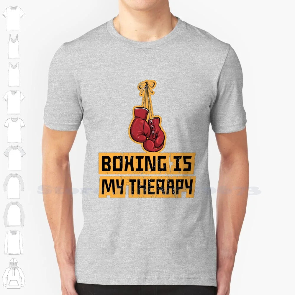 "Boxing Is My Therapy" T-Shirt