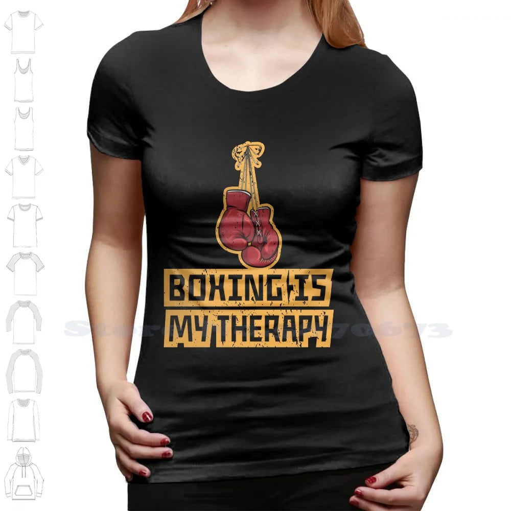 "Boxing Is My Therapy" T-Shirt