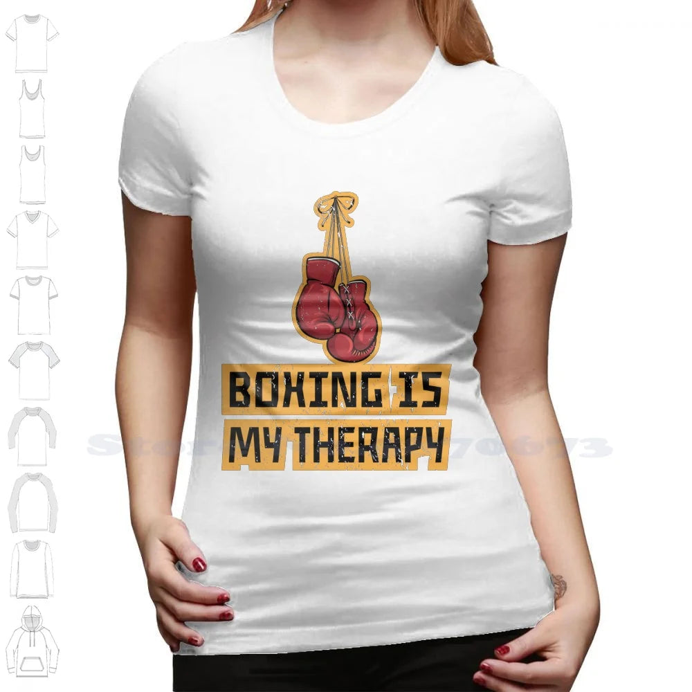 "Boxing Is My Therapy" T-Shirt