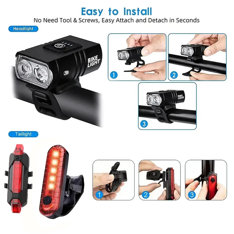 Bright LED Bicycle Headlight