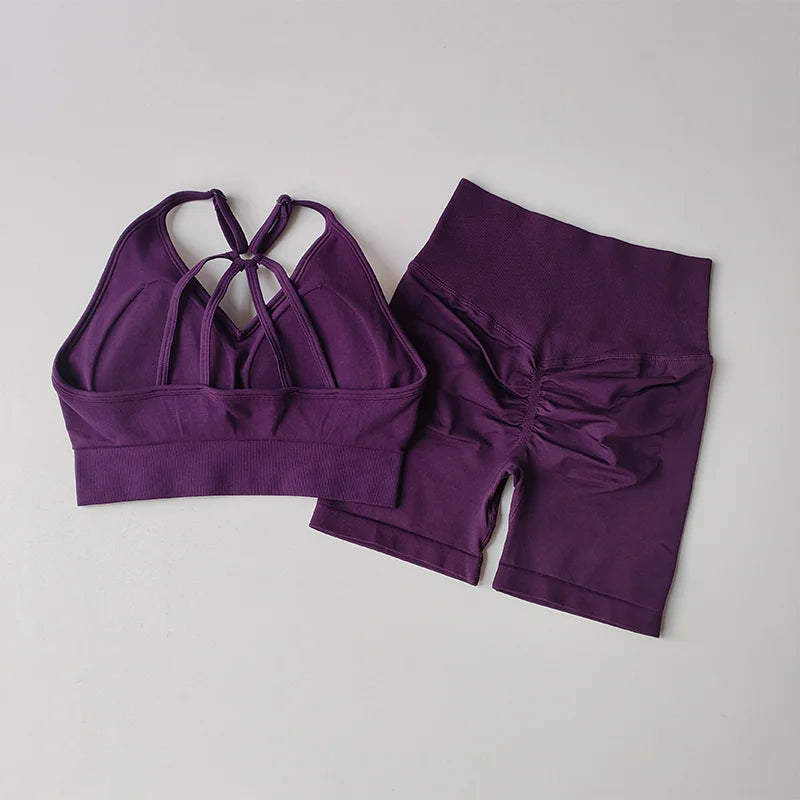 2 Piece Women's High-Waist Yoga Set