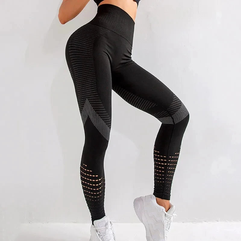 High-Waist Seamless Fitness Leggings