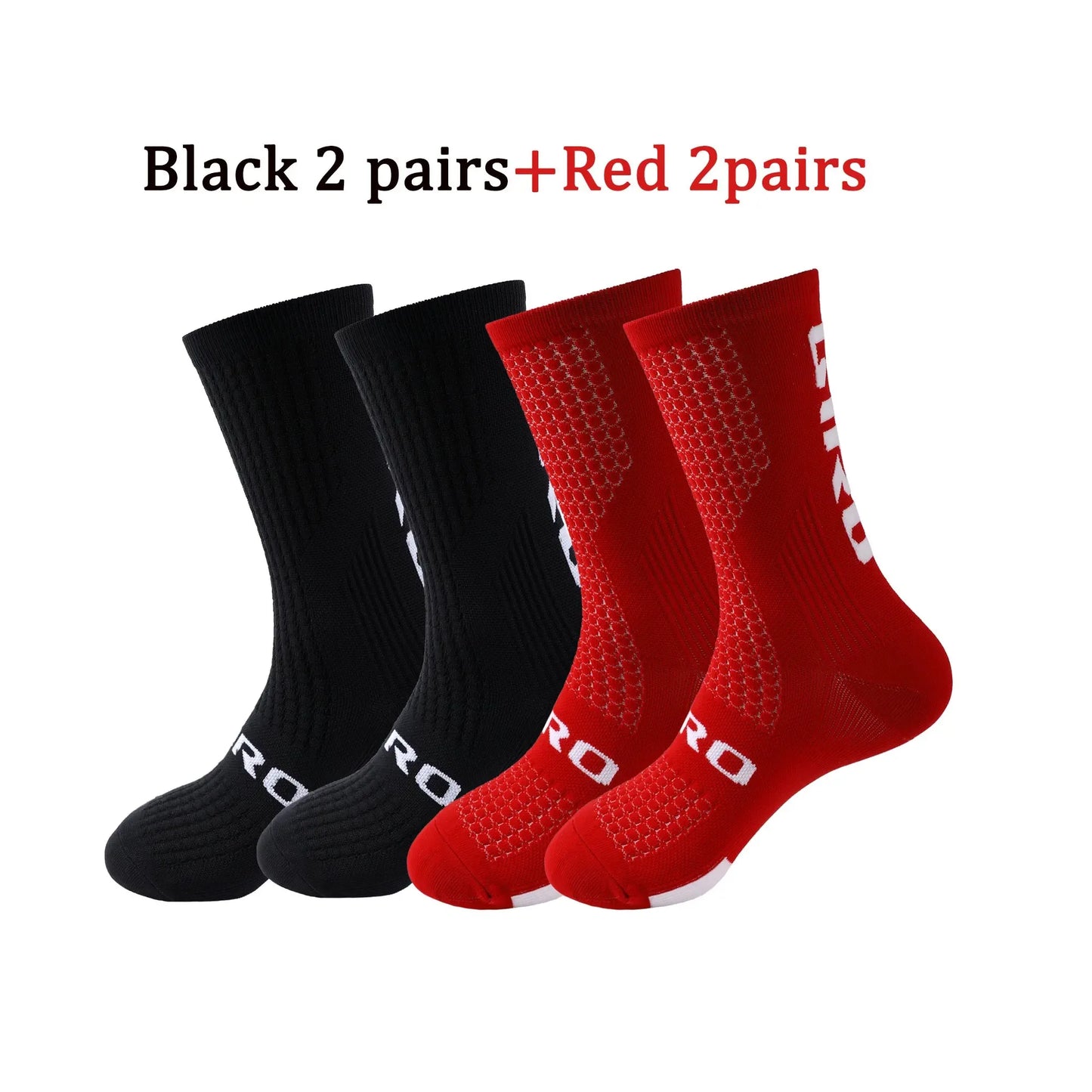 4 Pairs of Sports Compression Socks