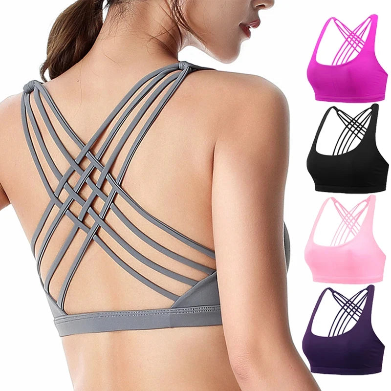 Cross-Back Sports Bra