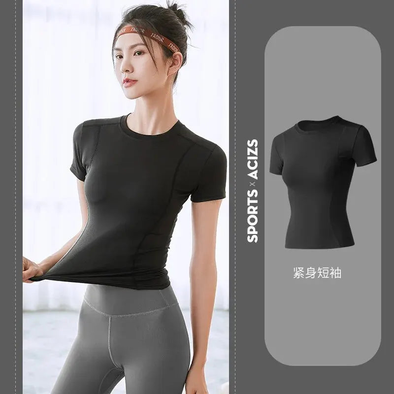 Quick-Dry Slim Fit Sports T-Shirt