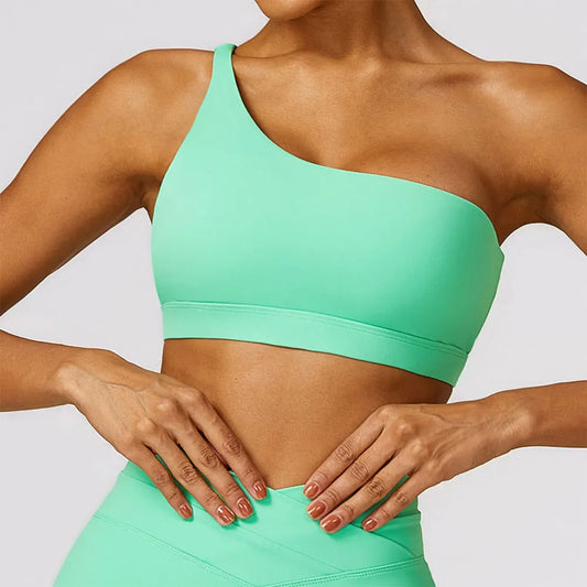 One-Shoulder Sports Bra