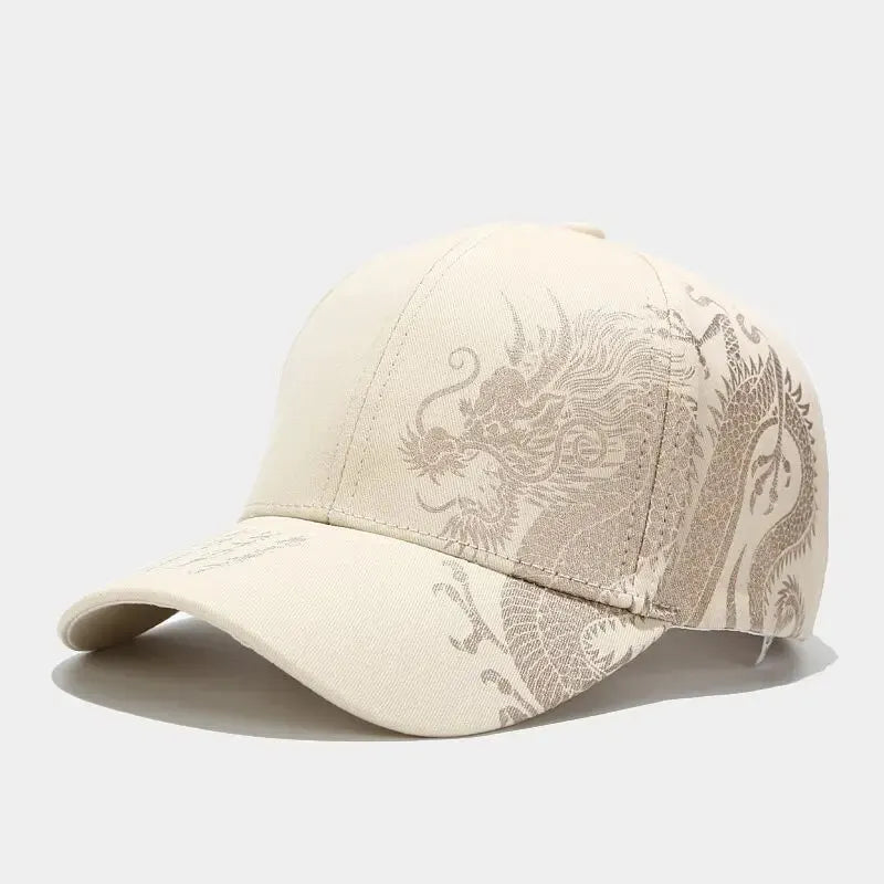 Chinese Dragon Pattern Baseball Hat