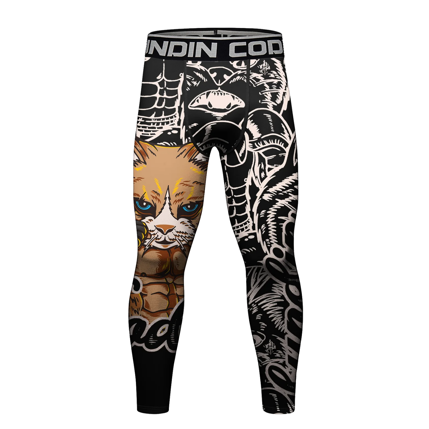 Cody Lundin Animal Print Compression Leggings