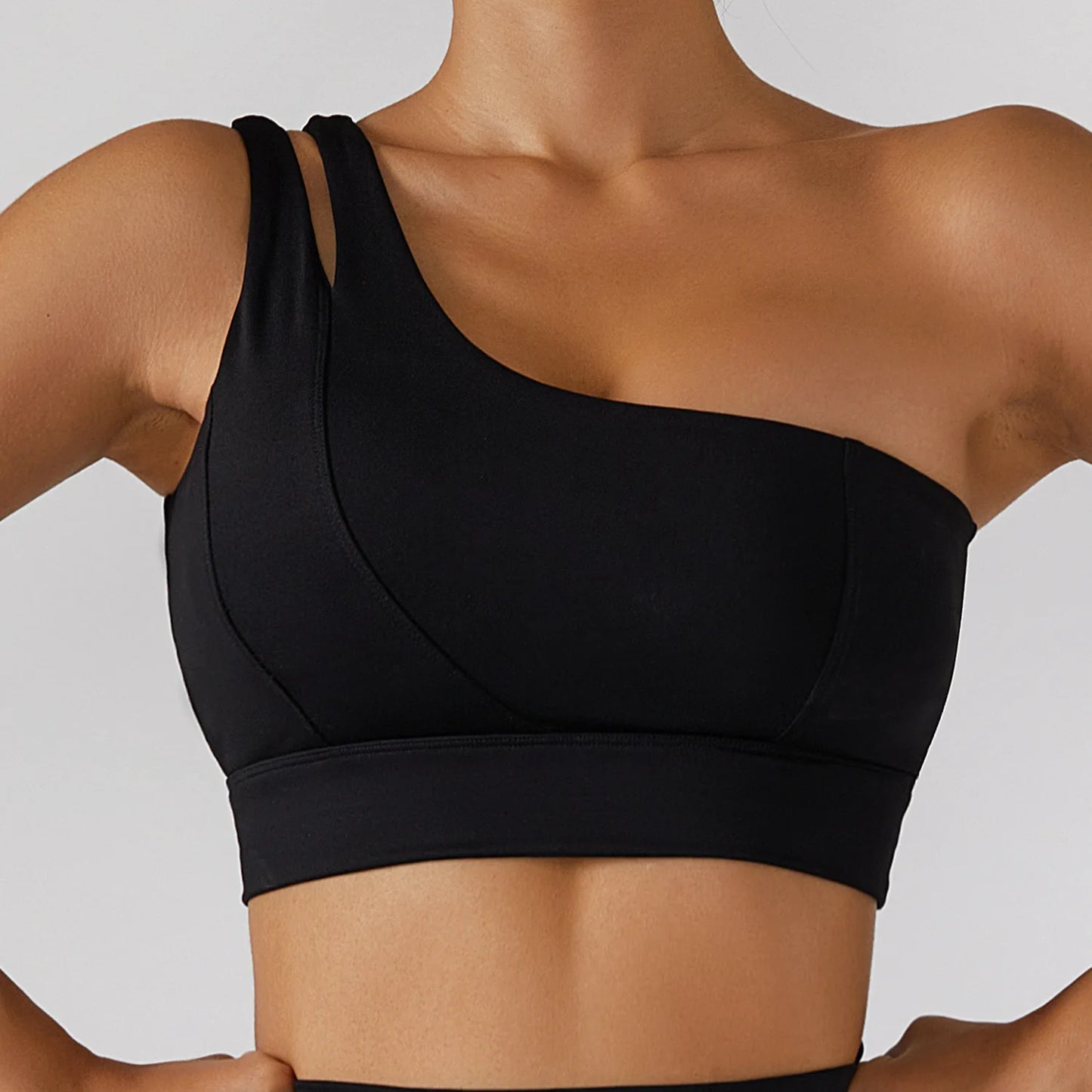 One-Shoulder Sports Bra