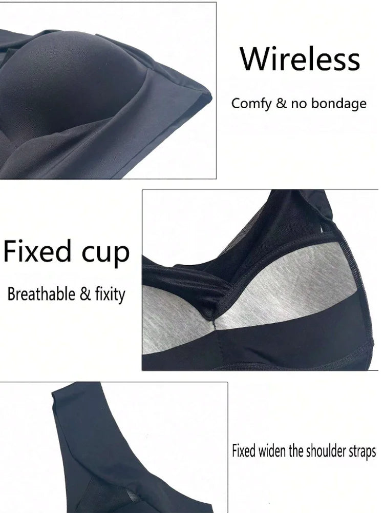 3 Piece Seamless Lace Sports Bras