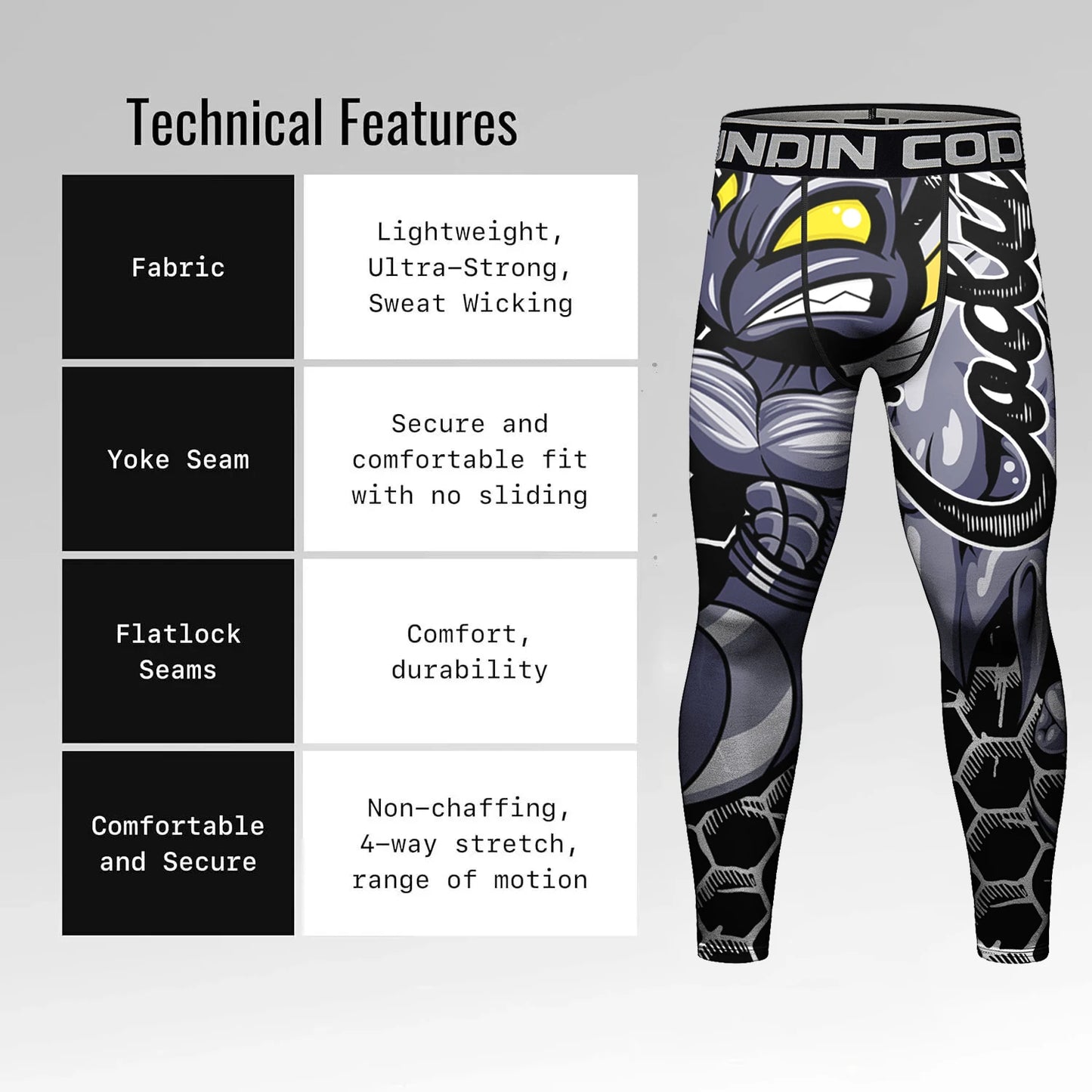 Cody Lundin Animal Print Compression Leggings