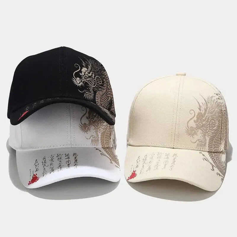 Chinese Dragon Pattern Baseball Hat