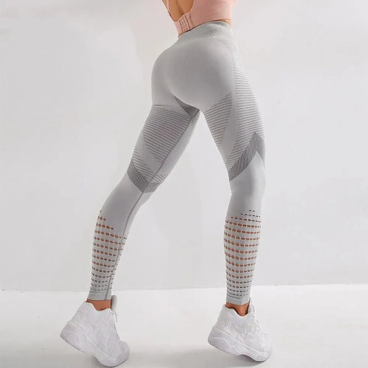 High-Waist Seamless Fitness Leggings