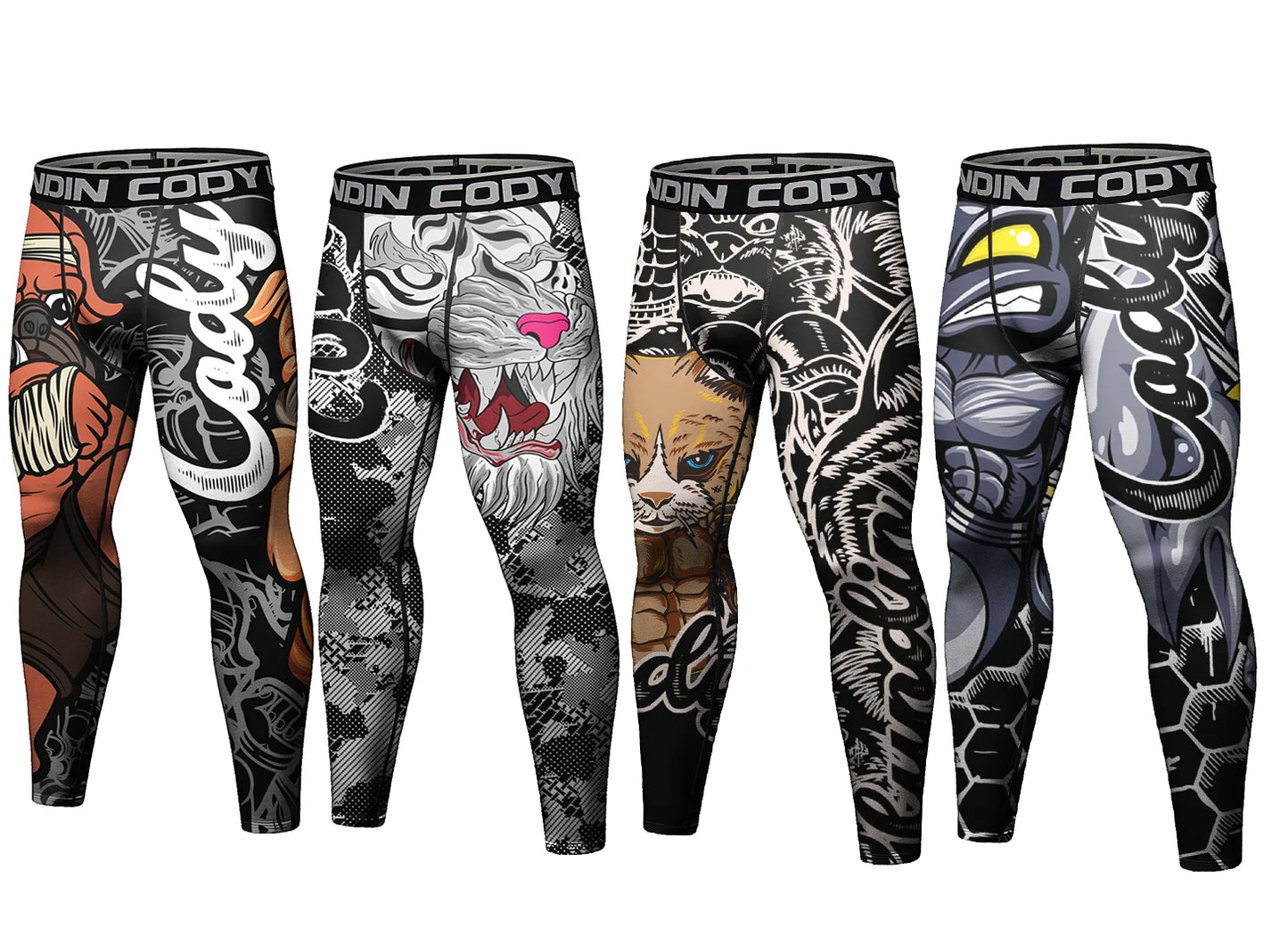 Cody Lundin Animal Print Compression Leggings