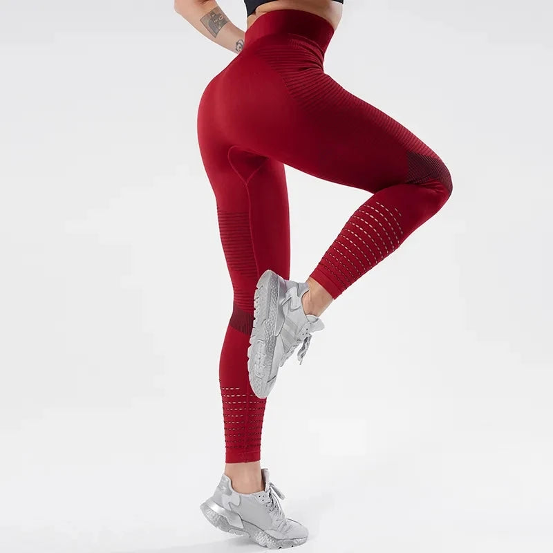 High-Waist Seamless Fitness Leggings