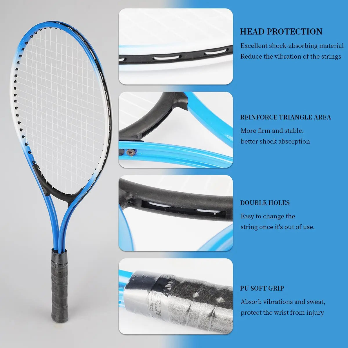 Beginner's Tennis Racket Set with Bag