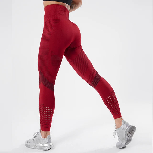 High-Waist Seamless Fitness Leggings