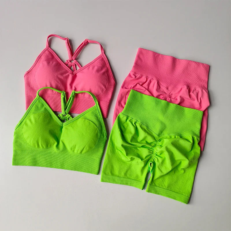 2 Piece Women's High-Waist Yoga Set