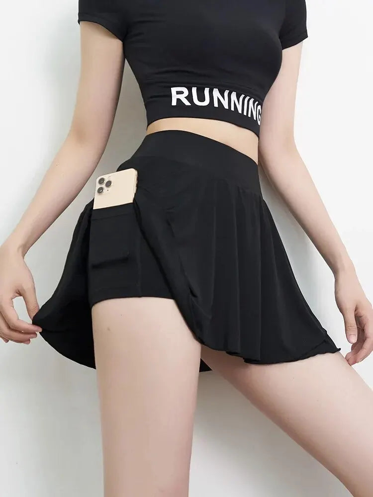 High-Waist Sports Skirt