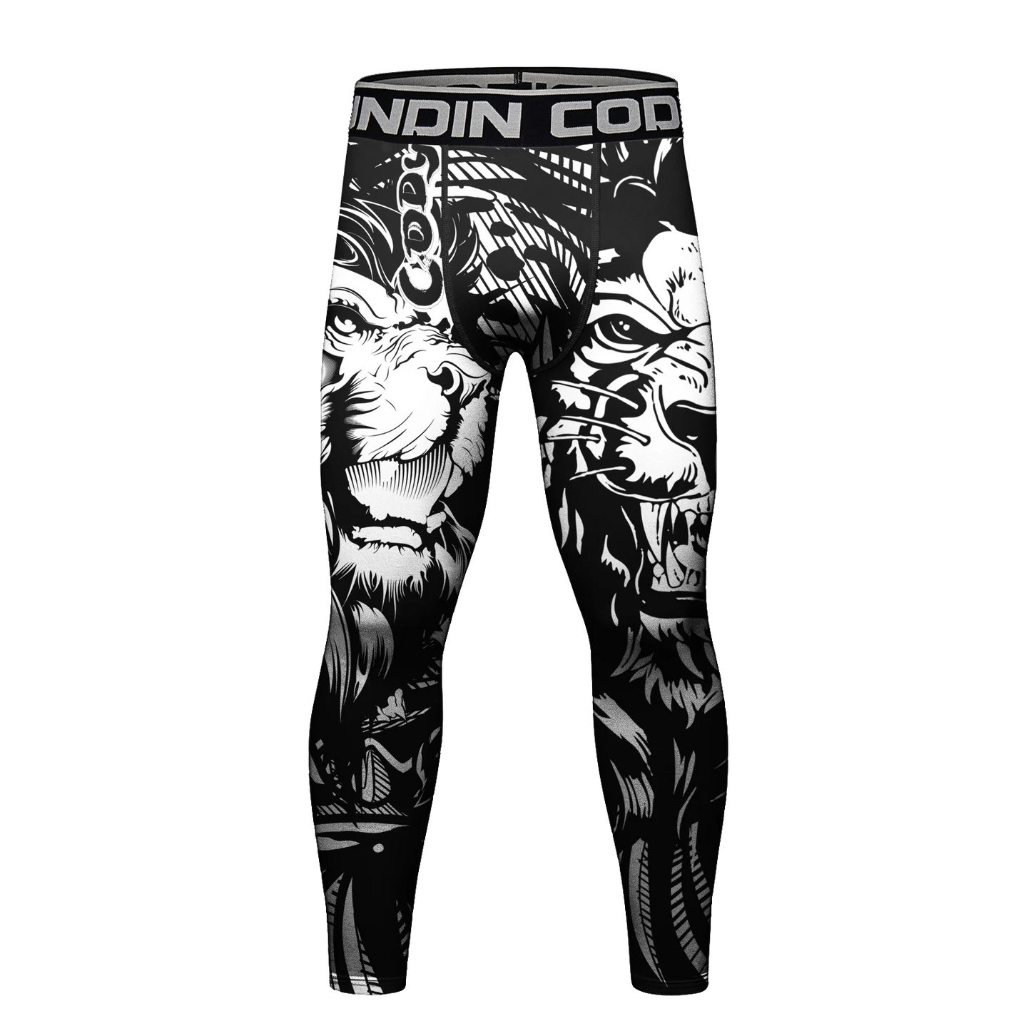 Cody Lundin Animal Print Compression Leggings