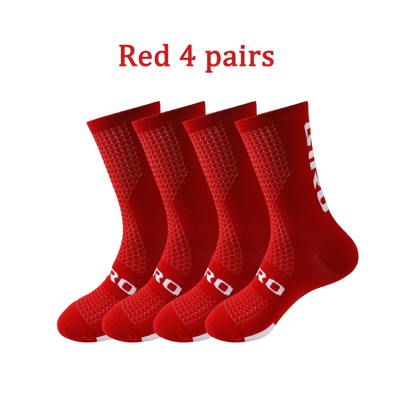 4 Pairs of Sports Compression Socks