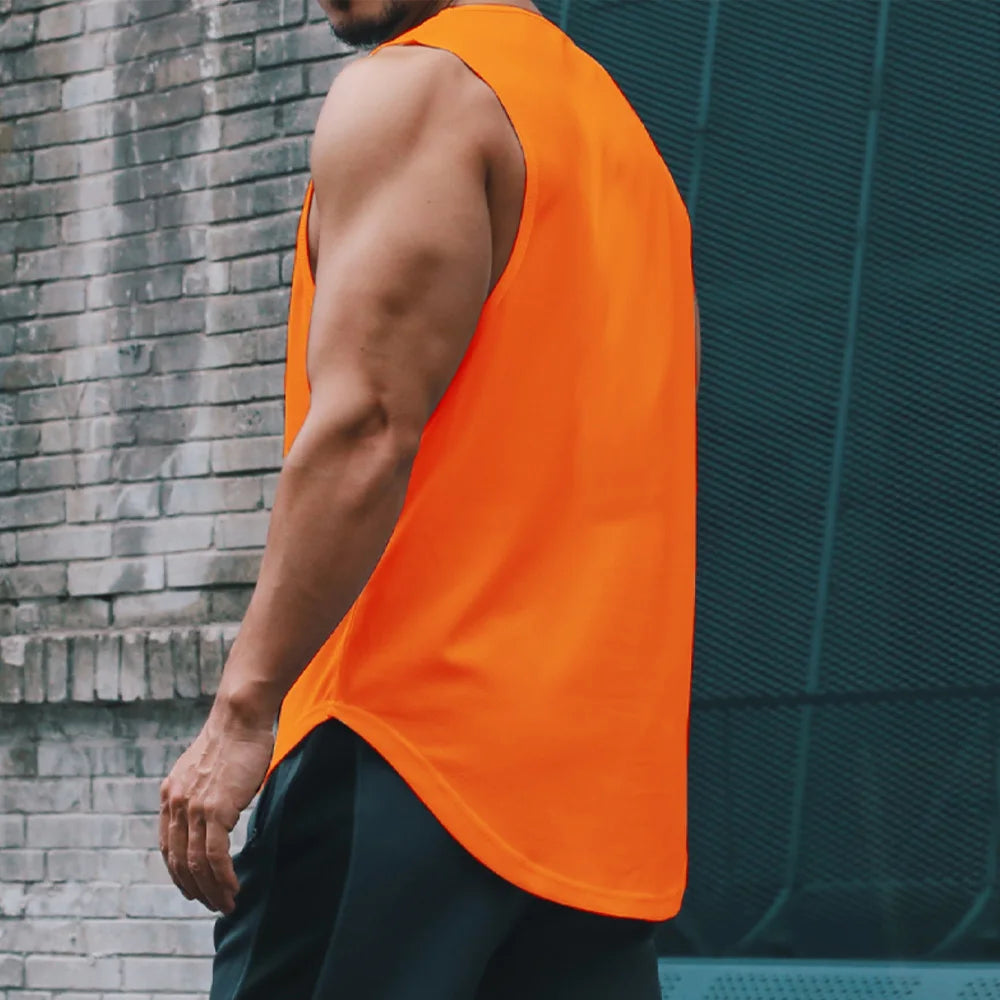 Quick-Dry Sleeveless Sports T-Shirt