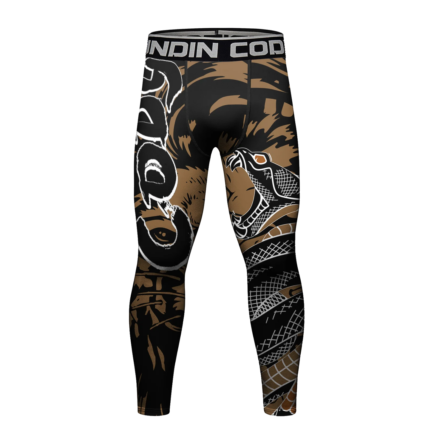 Cody Lundin Animal Print Compression Leggings