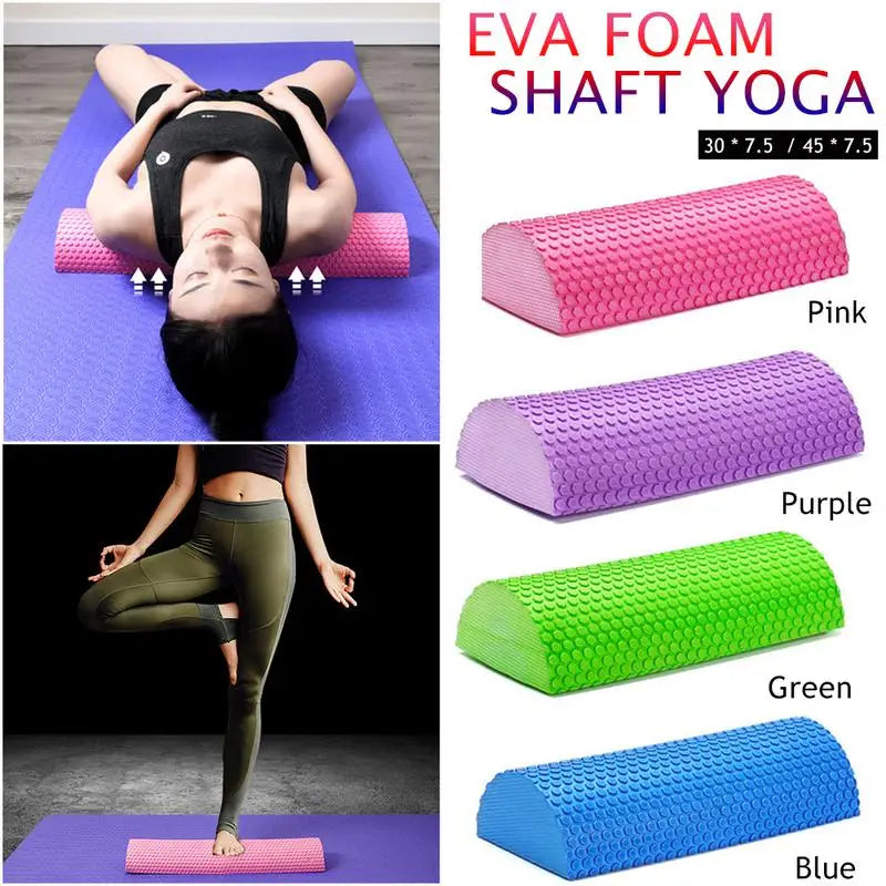 Half Round EVA Massage Foam Roller